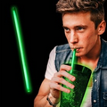 Premium 9" Glow Straw - Green